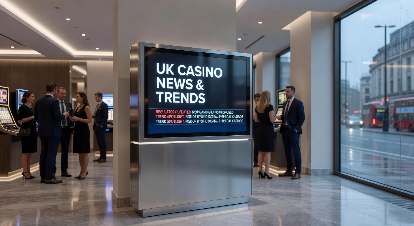 UK Gambling Commission logo overlaid on digital slot machine graphics symbolizing regulatory changes in online gaming