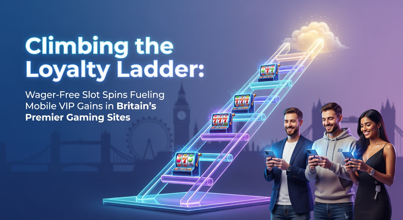 Mobile phone displaying a vibrant slot game interface with loyalty tier progress bar glowing in gold, symbolizing rapid VIP ascent in a British casino app