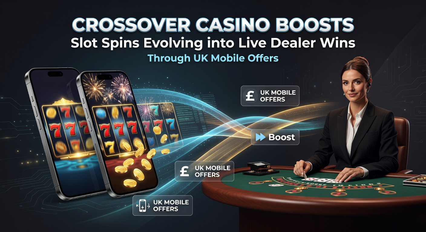 Vibrant mobile screen showing slot spins transitioning to live dealer blackjack table with bonus overlays