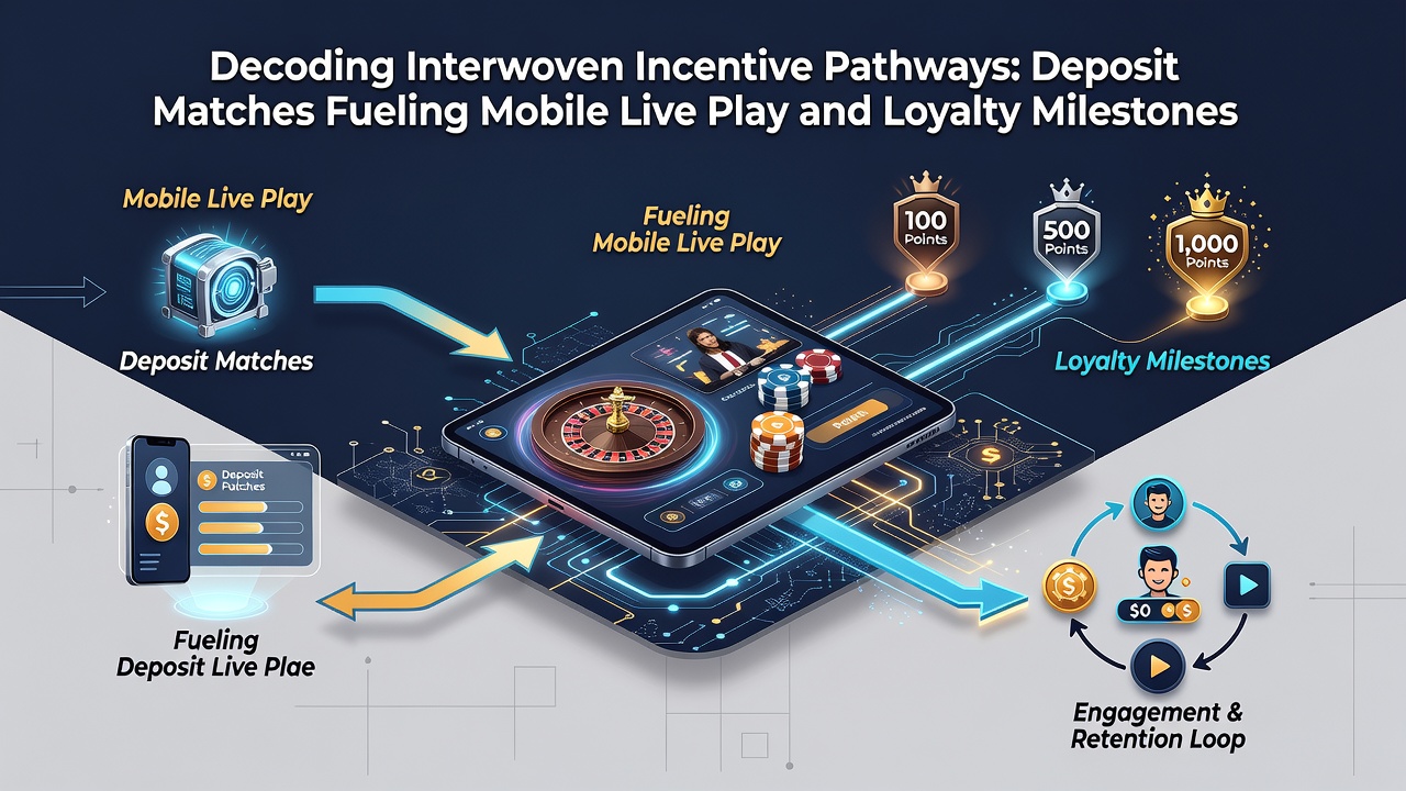 Loyalty milestone dashboard displaying deposit match contributions to mobile live play progress in Britain's gaming apps