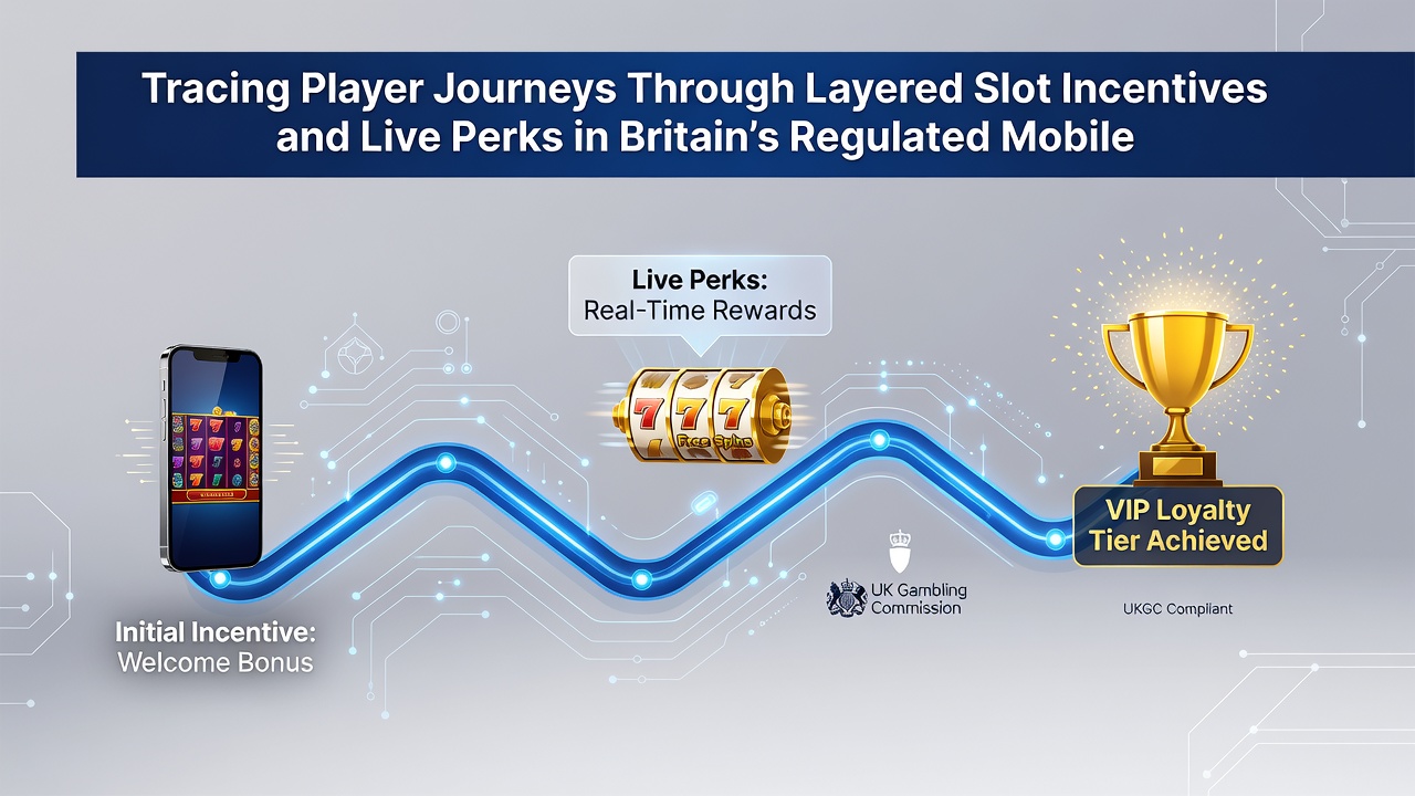 Player journey map illustrating progression from basic spins to advanced live casino perks in regulated UK mobile spaces