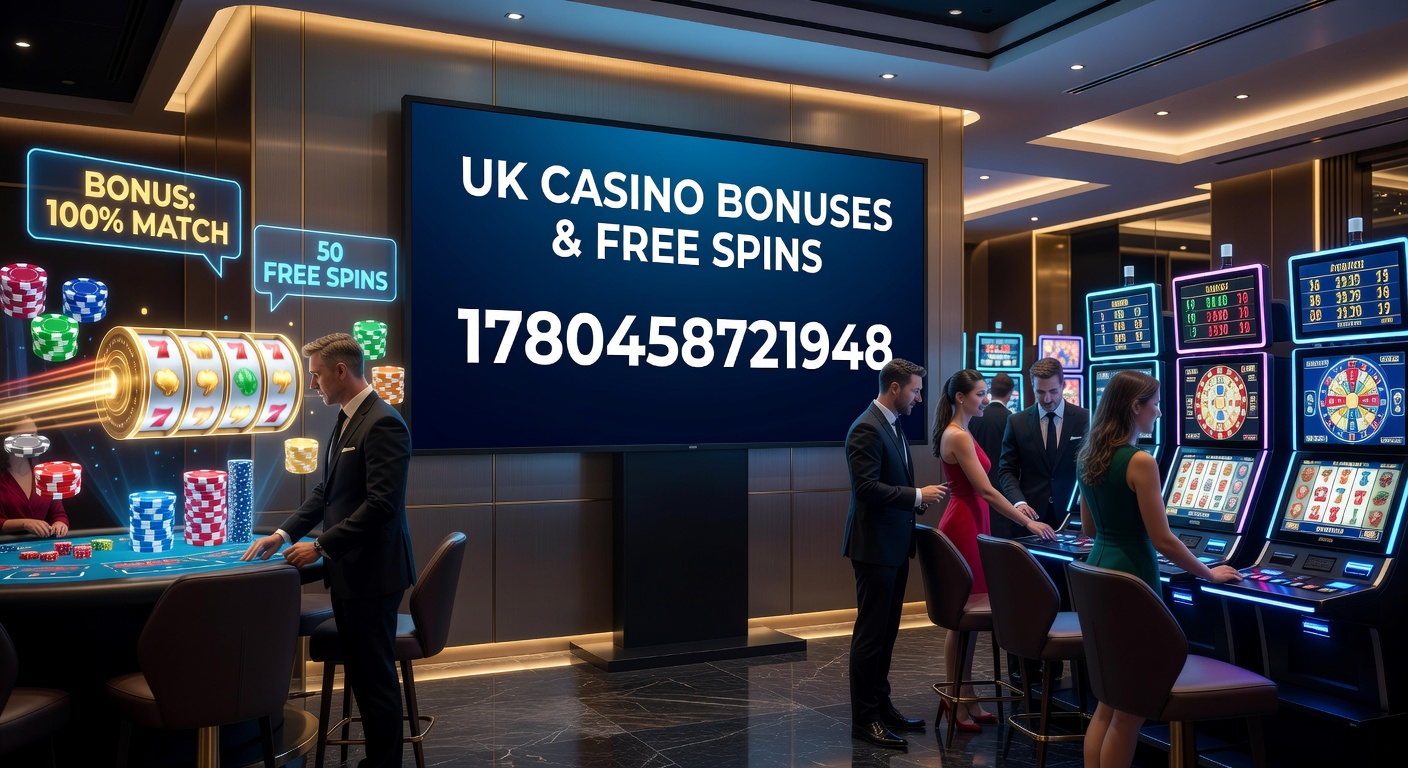 Overview of UK casino bonus promotions displayed on mobile screens